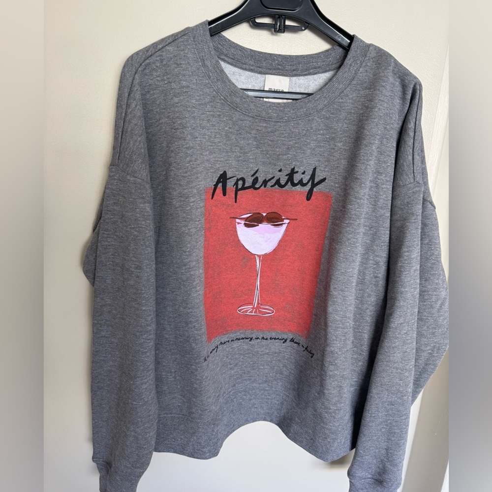 Anthropologie x Maeve Cocktail Sweatshirt - Size M - BNWT - Picture 5 of 8